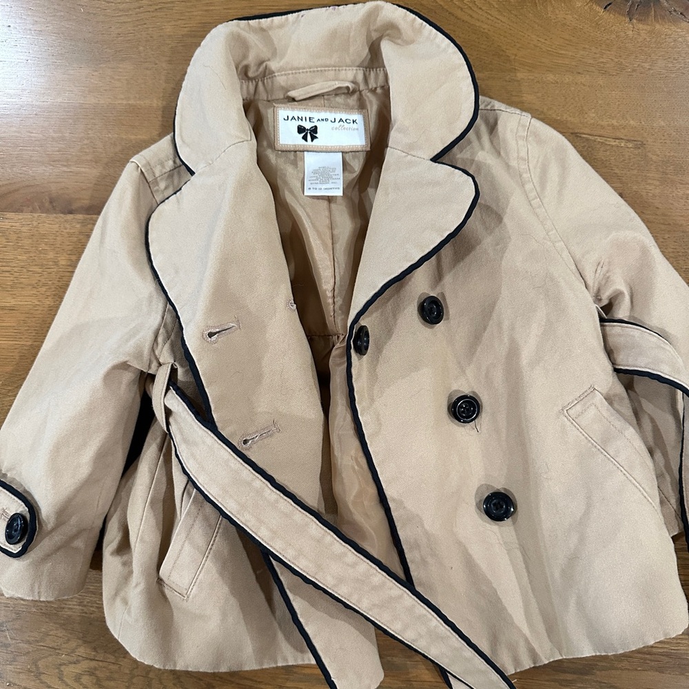 6-12 month trench coat